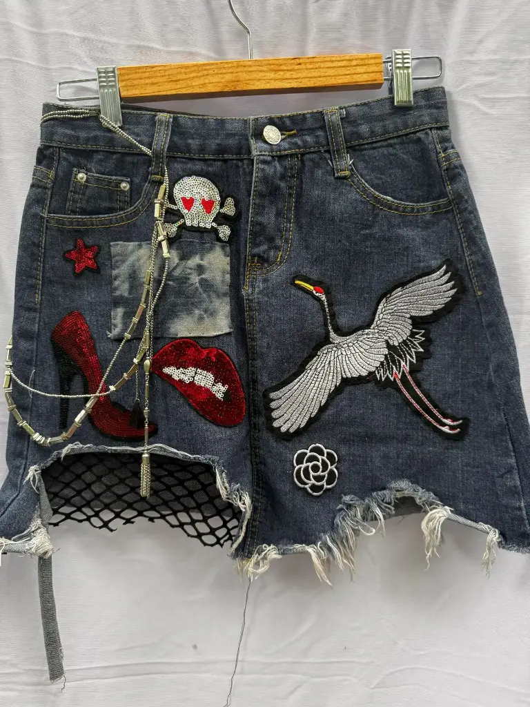 Rebel Crane Skirt
