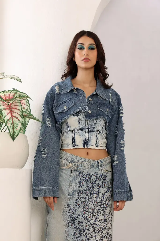 Sanjana Micro-Crop Jacket