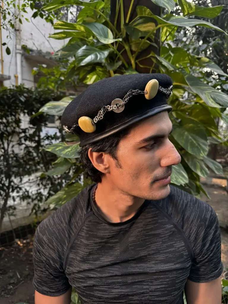 [ACS_32] Pardesi Beret-Band (Black)