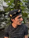 Pardesi Beret-Band (Black)