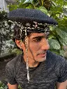 Pardesi Beret-Charms (Black)