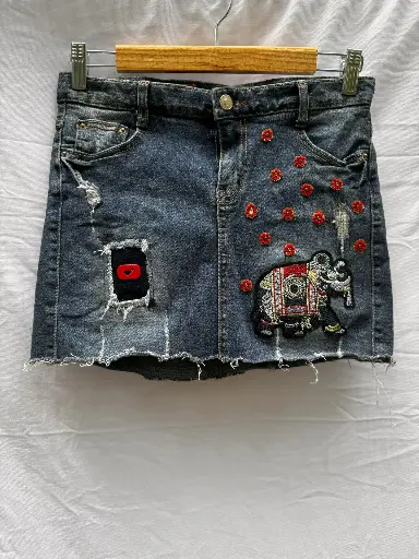 Haathi Trail Mini Skirt