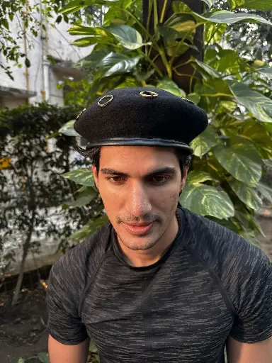 [ACS_21] Pardesi Beret-Rings(Black)