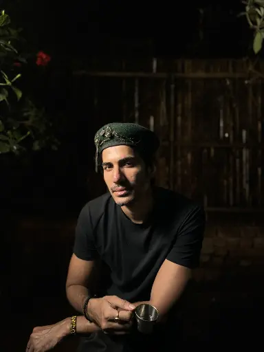 [ACS_34] Pardesi Beret-Circle Rings (Olive)